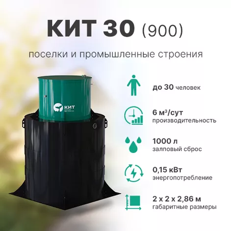 Станция биологической очистки КИТ 30 (К-30-900) в Угличе